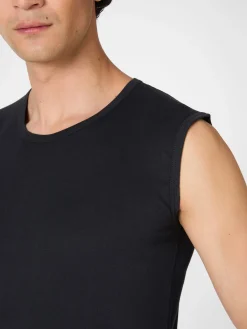 Shirts * Novila Herren-Undershirt Schwarz