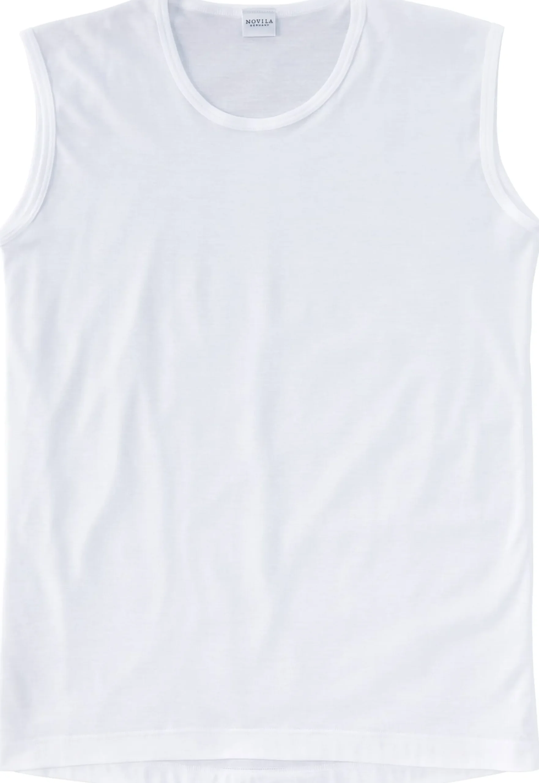 Shirts * Novila Herren-Undershirt Weiß