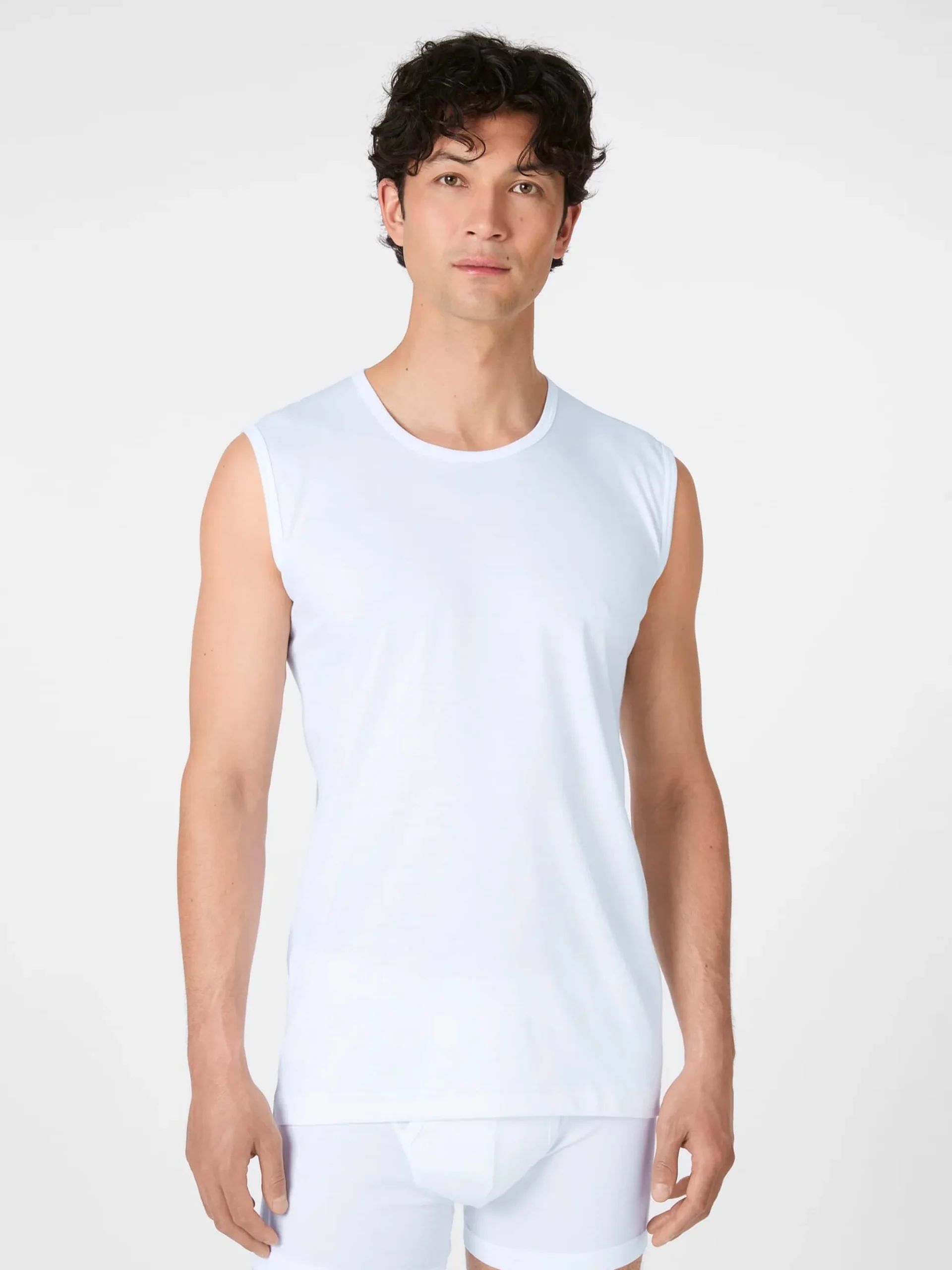Shirts * Novila Herren-Undershirt Weiß