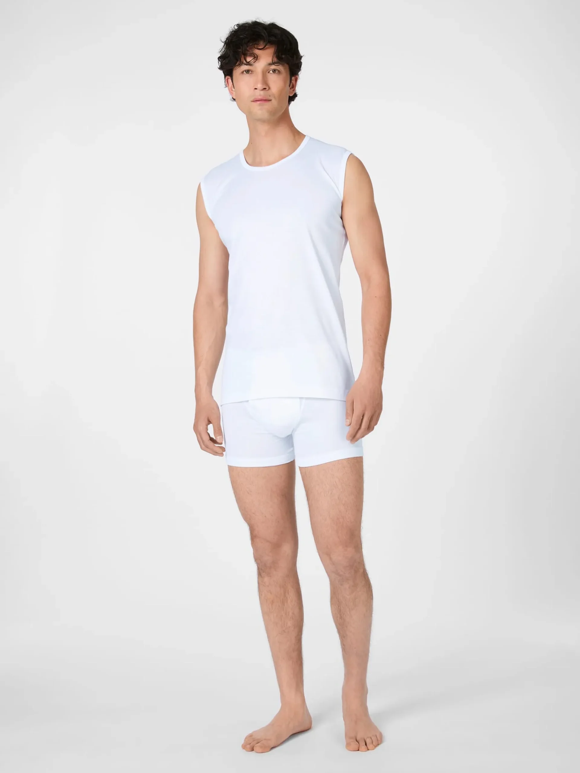 Shirts * Novila Herren-Undershirt Weiß