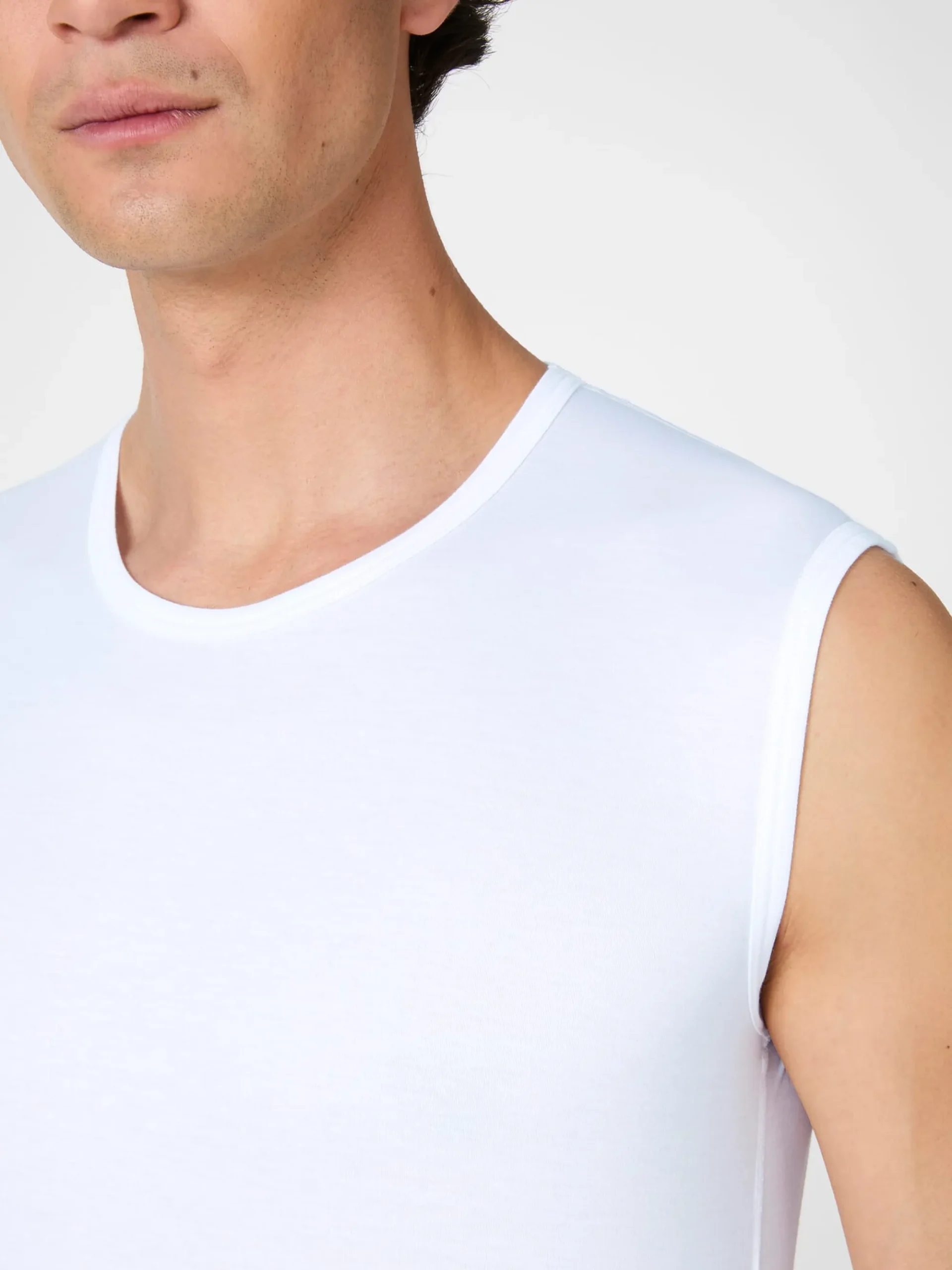 Shirts * Novila Herren-Undershirt Weiß