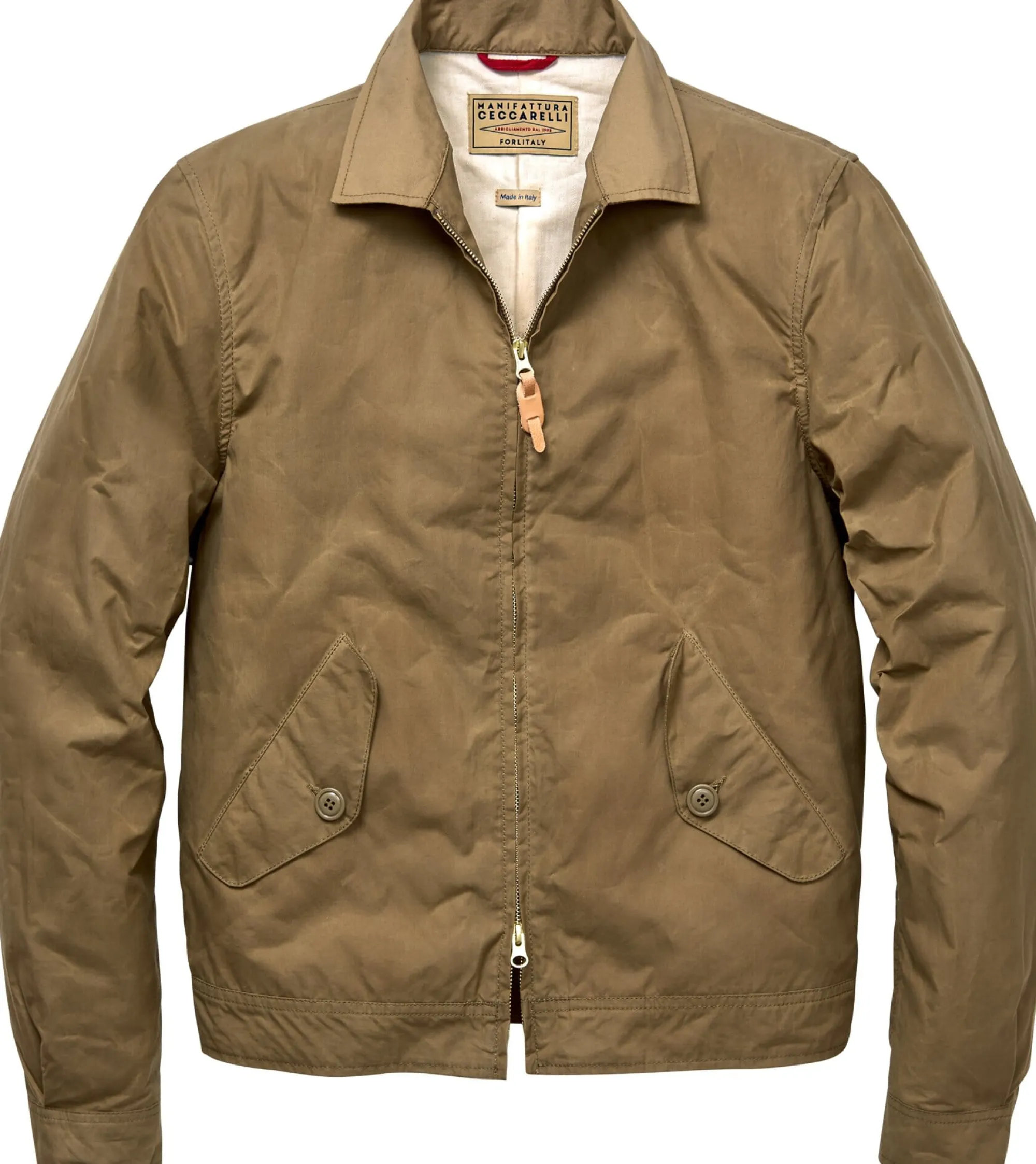 Jacken * Manifattura Ceccarelli Herren-Windjacke Beige