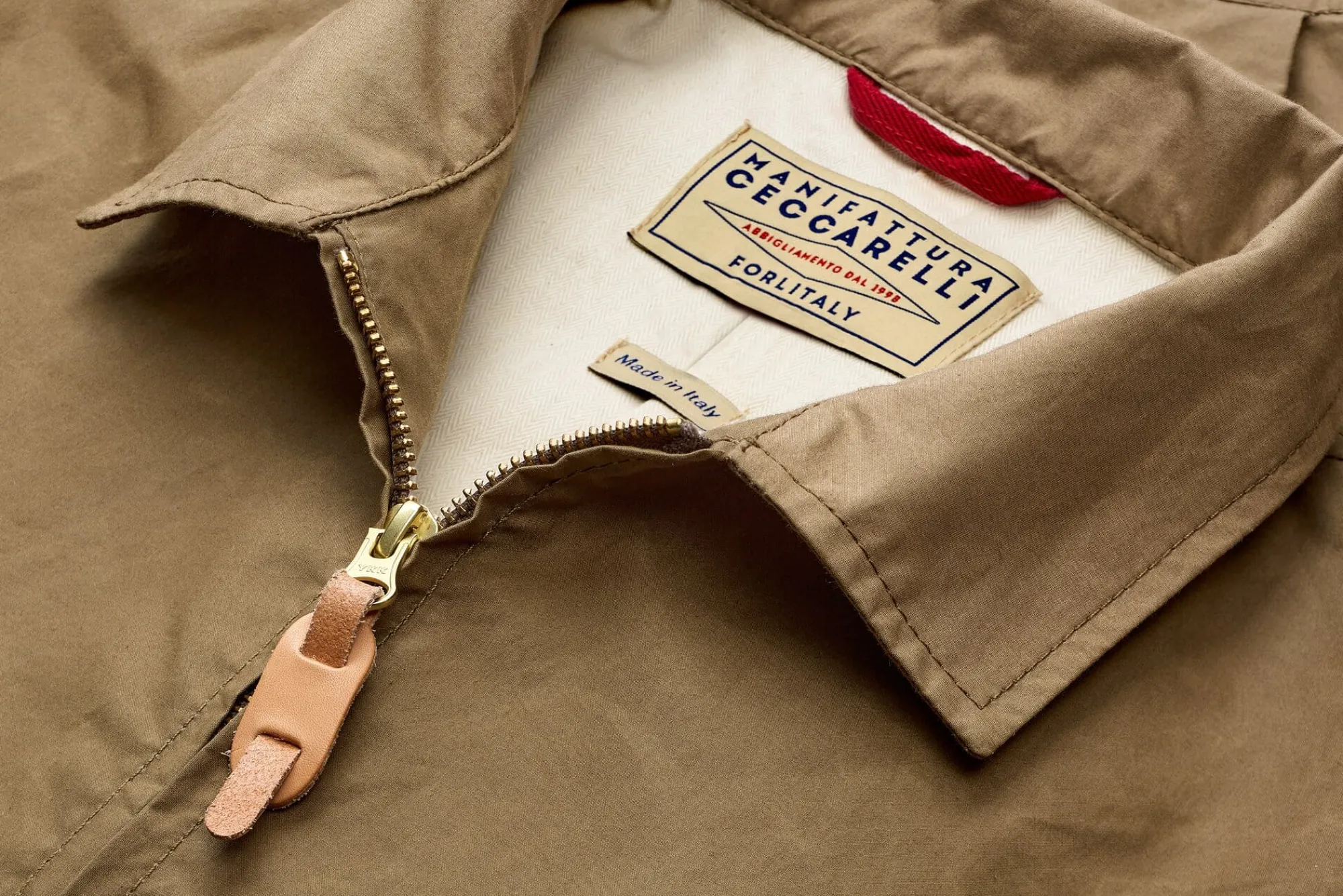 Jacken * Manifattura Ceccarelli Herren-Windjacke Beige