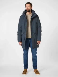 Jacken * Ecoalf Herren-Winterparka Mittelblau