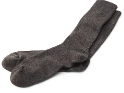 Socken * About Companions Herren-Wollsocke Braunmelange
