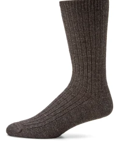Socken * About Companions Herren-Wollsocke Braunmelange