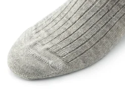 Socken * About Companions Herren-Wollsocke Graumelange