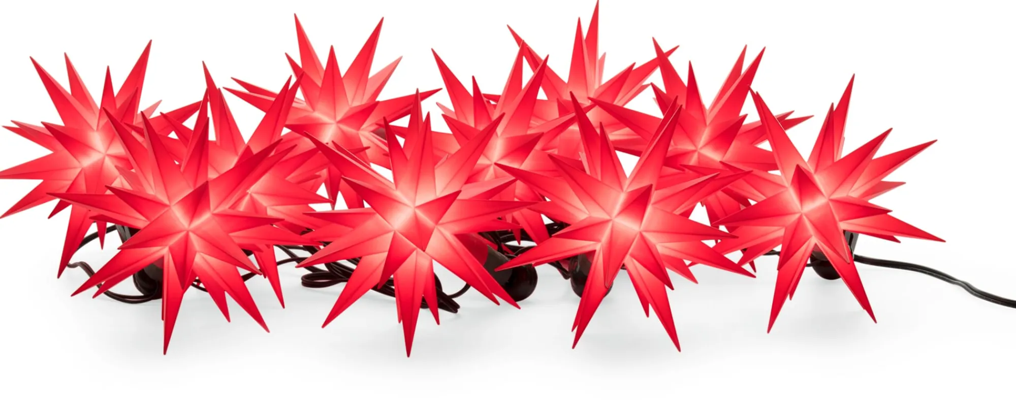 Lichterketten * Herrnhuter Sterne nkette Rot