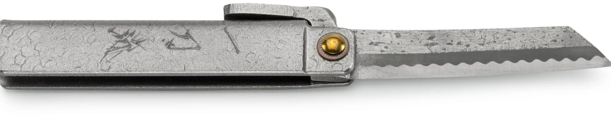 Outdoorausrüstung|Werkzeug & Werkstatt * Kujaku Trading Company Higonokami-Messer Hammerschlag