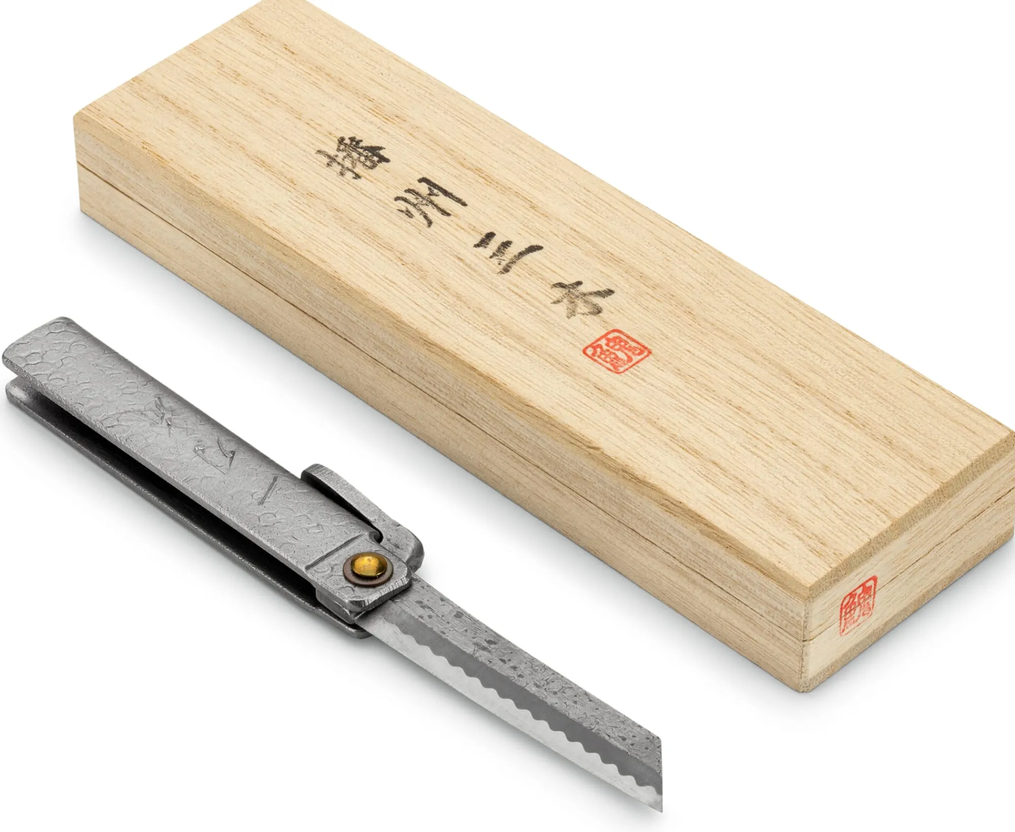 Outdoorausrüstung|Werkzeug & Werkstatt * Kujaku Trading Company Higonokami-Messer Hammerschlag