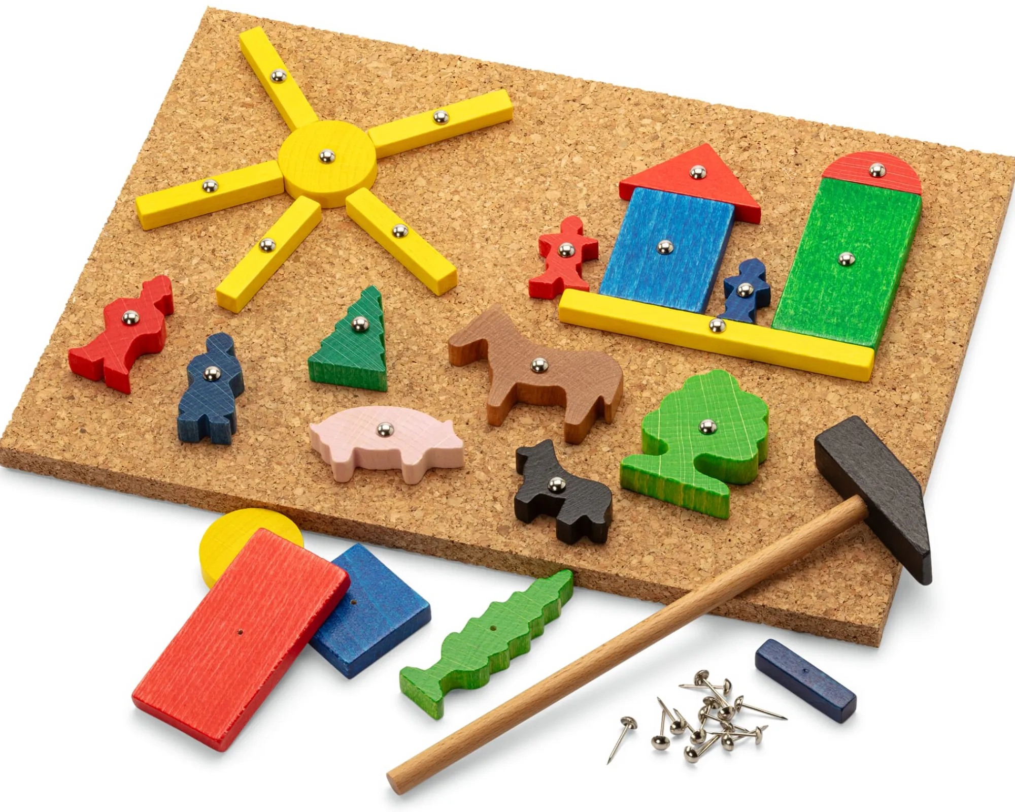 Holzspielzeug|Holzspielzeug * SINA Spielzeug Hämmerchen-Spiel