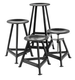Küchenmöbel|Sitzmöbel * Hocker Chemnitz, höhenverstellbar, monochrom