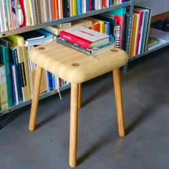 Sitzmöbel * Auerberg Hocker Eschen- und Eichenholz