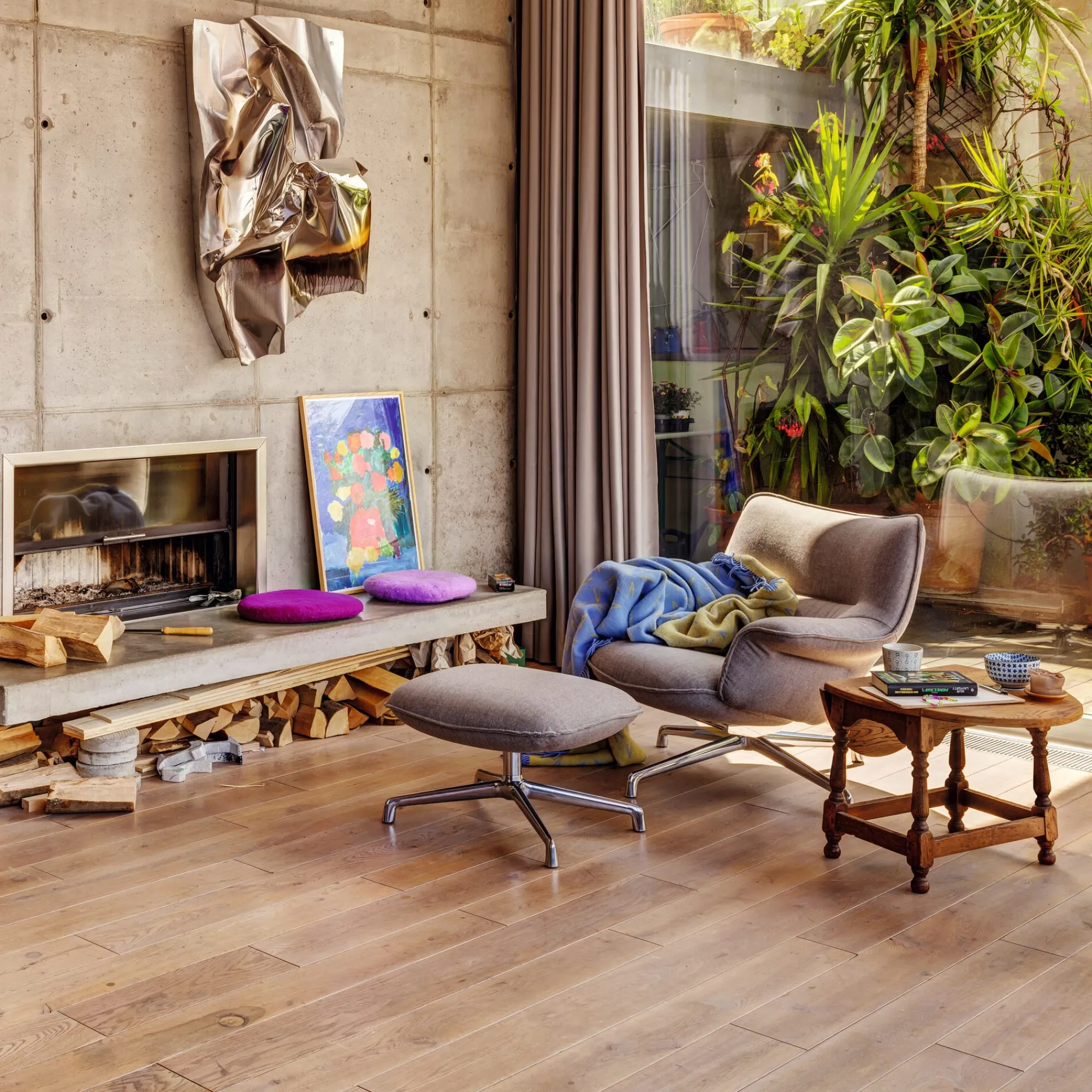 Sitzmöbel * Muuto Hocker zu Sessel Doze Lounge