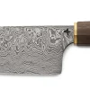 Messer Kohlenstoffstahl * Hohenmoorer Messermanufaktur Hohenmoorer Santoku Damaszenerstahl