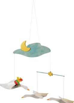 Wohnaccessoires * Margarete Ostheimer Holz-Mobile Gänse