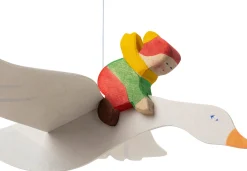 Wohnaccessoires * Margarete Ostheimer Holz-Mobile Gänse