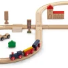 Holzspielzeug|Konstruktionsspiele * Eichhorn Holzschienenbahn
