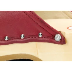 Gartenbekleidung|Gartenschuhe * Berkemann Holzschuh Nappa Rot