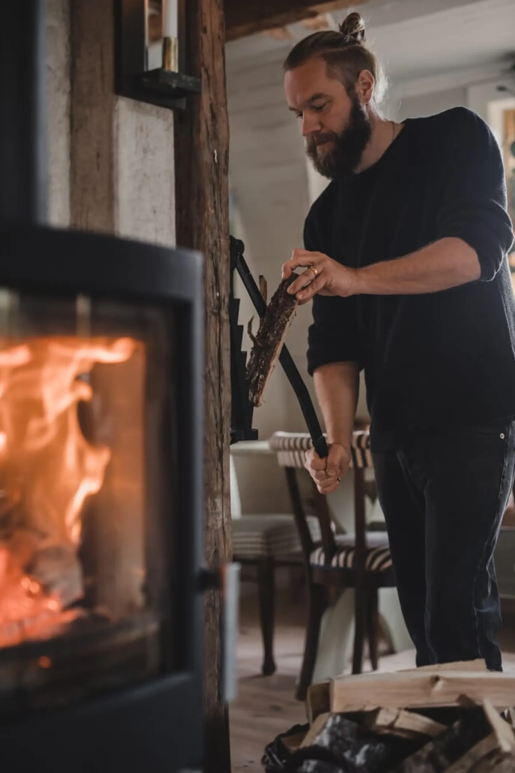 Kamin- & Ofenzubehör|Werkzeug & Werkstatt * BJStikkan Holzspalter Gusseisen