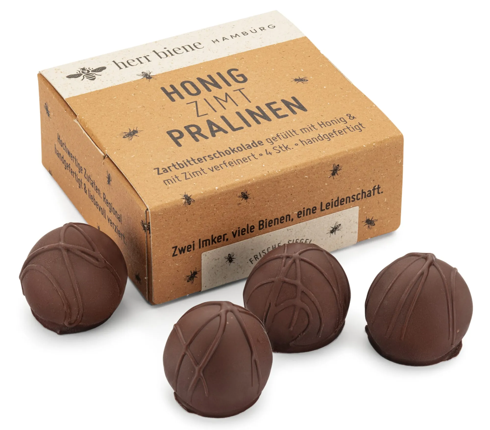 Pralinen * herr biene Honig-Zimt-Pralinen