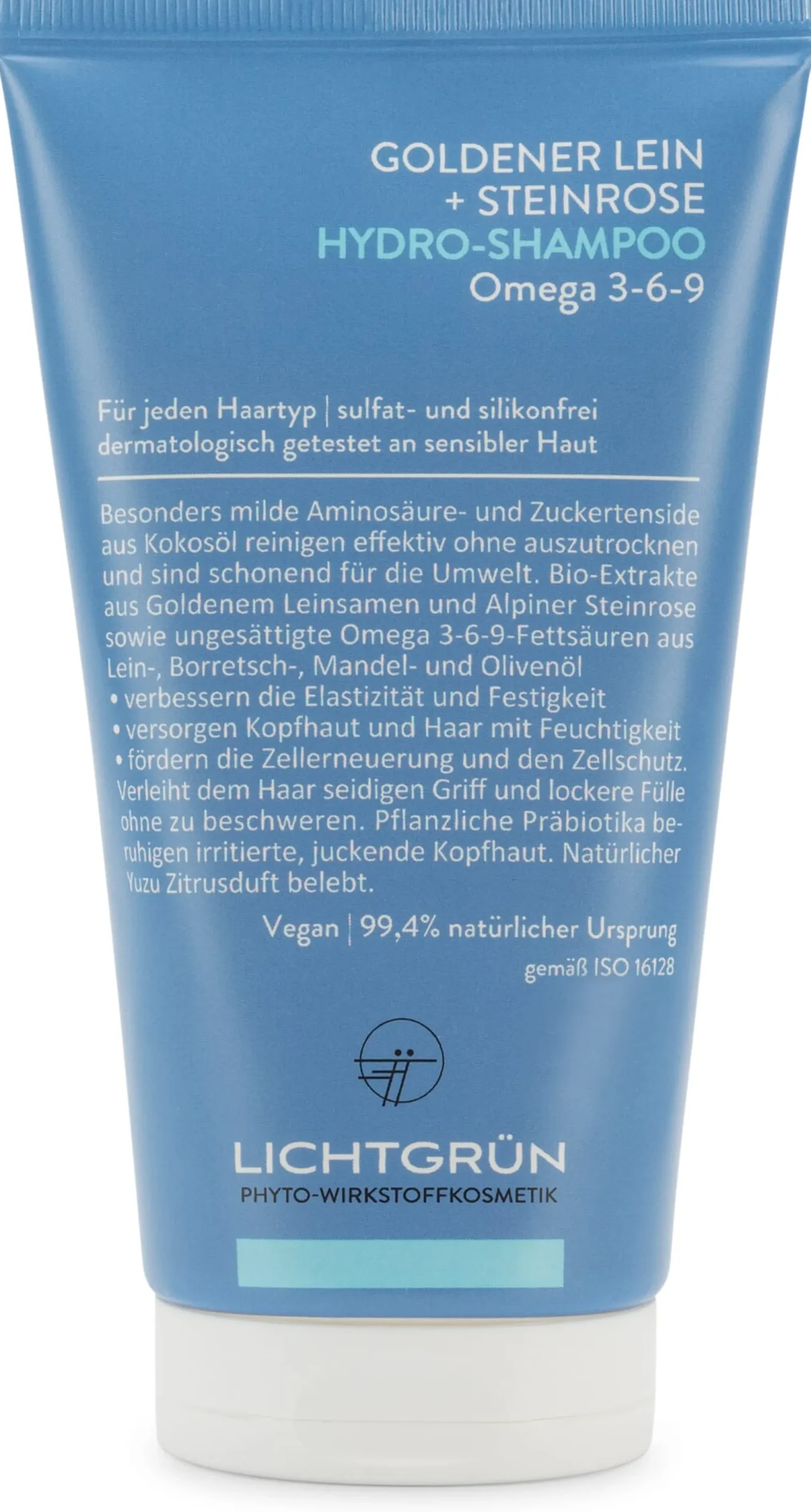 Haarpflege * LICHTGRÜN® Hydro-Shampoo Goldener Lein und Steinrose