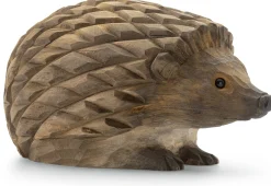 Gartendekoration * Wildlife Garden Igel Lindenholz handgeschnitzt