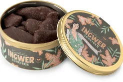Fruchtgummi * Goldhelm Schokoladen Manufaktur Ingwer mit Schokolade