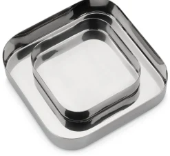 Serviertabletts|Servierzubehör * Mepra Italienische Barschale Edelstahl