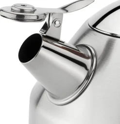 Wasserkocher & Wasserkessel * Metalgo Italienischer Wasserkessel LIGNUM SATINATO