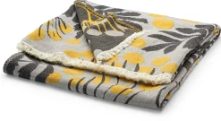Decken * Lapuan Kankurit Jacquard-Wolldecke Merino-Baumwolle