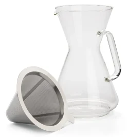 Kannen & Karaffen|Servierzubehör * trendglas jena Kaffeebereiter mit Dauerfilter Borosilikatglas