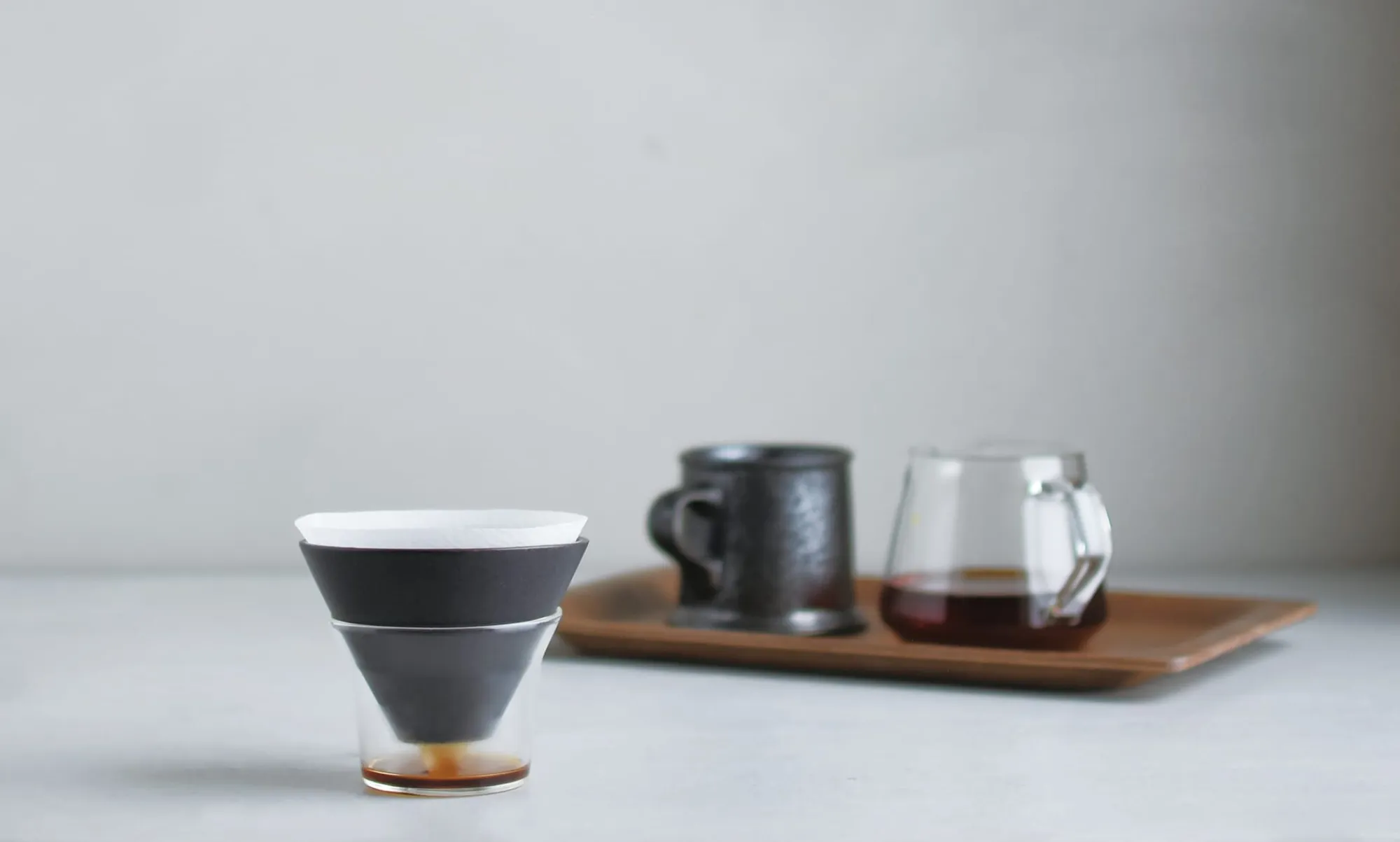 Kannen & Karaffen|Servierzubehör * Kinto Kaffeebrüher-Set SCS