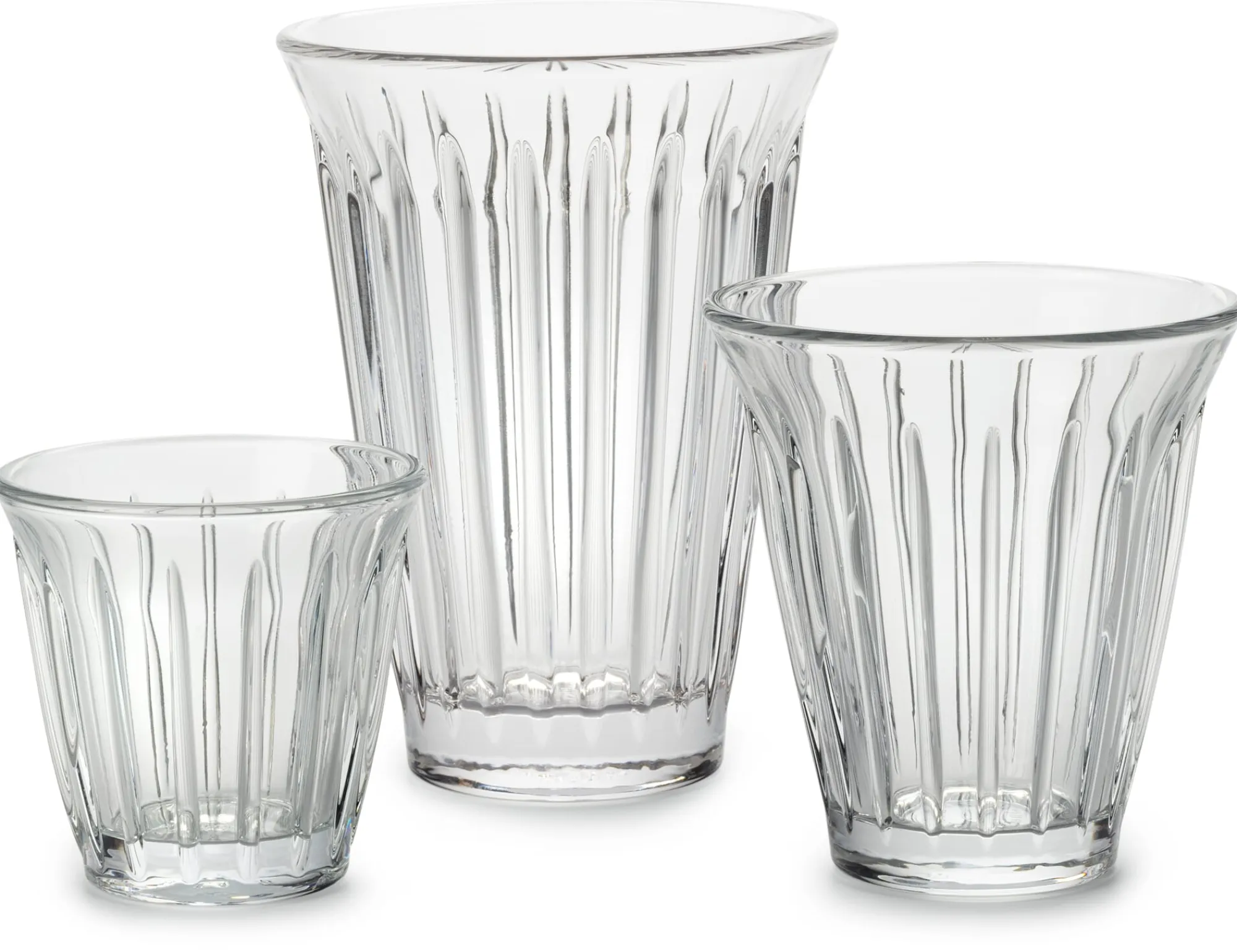 Gläser * La Rochère Kaffeeglas gerippt