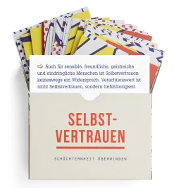 Gesellschaftsspiele * School of Life Karten-Set Selbstvertrauen