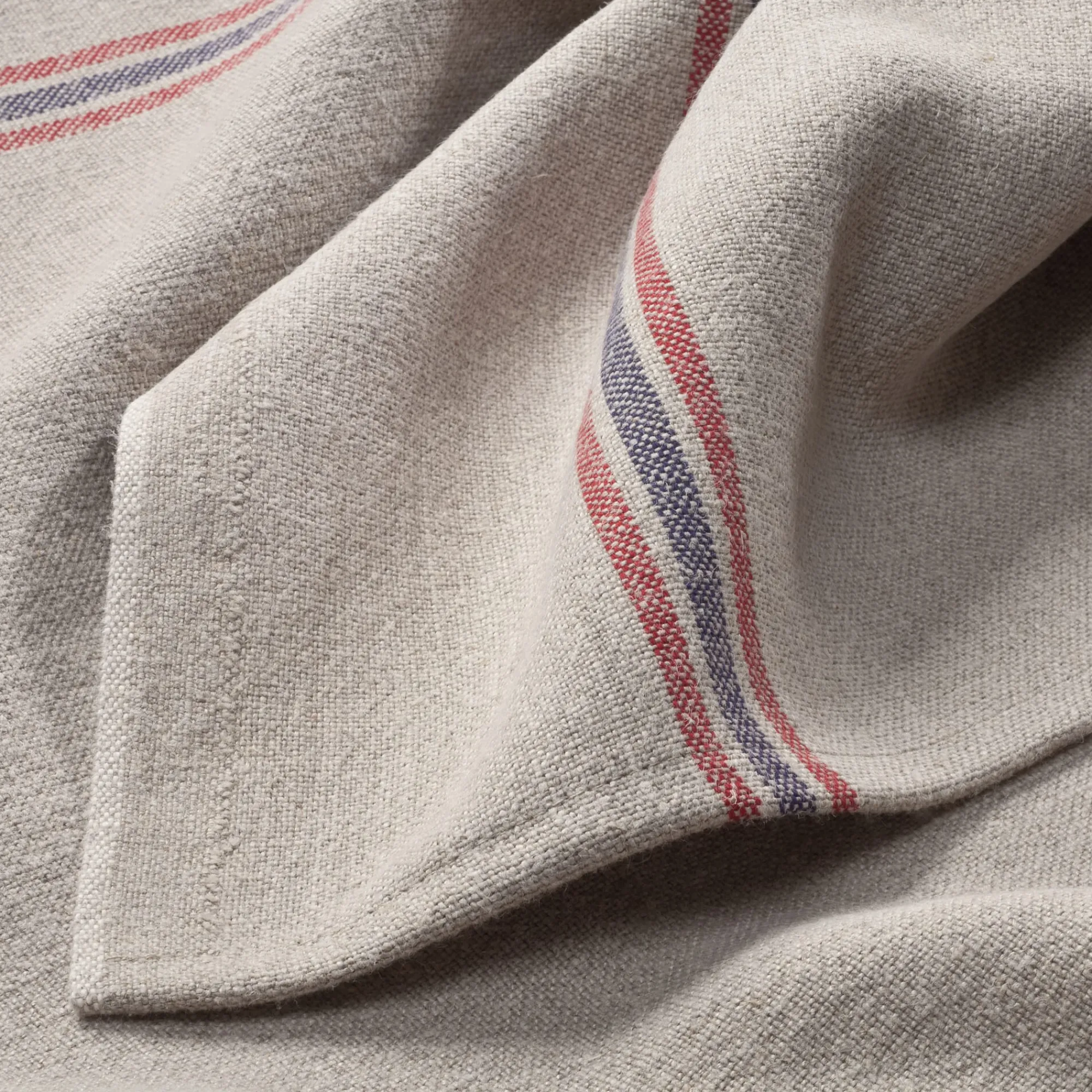 Geschirrtücher * Charvet Editions Küchenhandtuch Leinen Streifen Natur