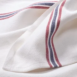 Geschirrtücher * Charvet Editions Küchenhandtuch Leinen Streifen Weiß
