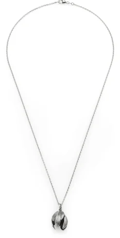 Schmuck * Ménard Kette mit Anhänger Blütenkelch, Silber