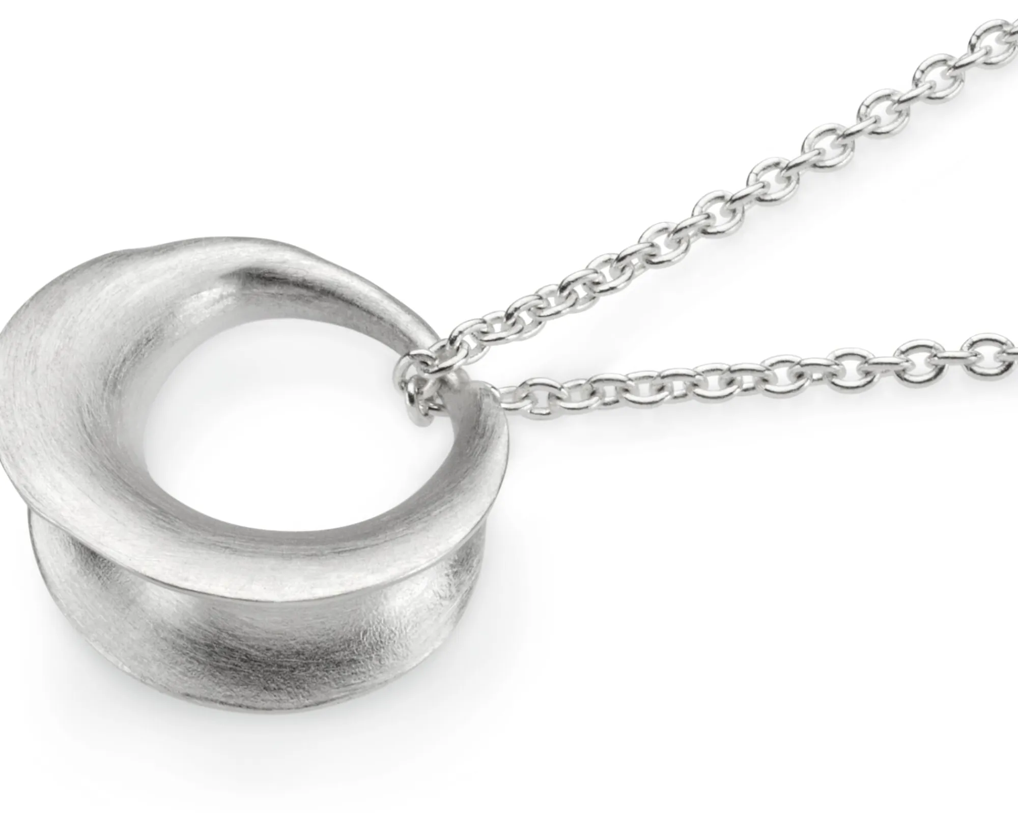 Schmuck * Guthmann Kette mit Anhänger matt, Silber