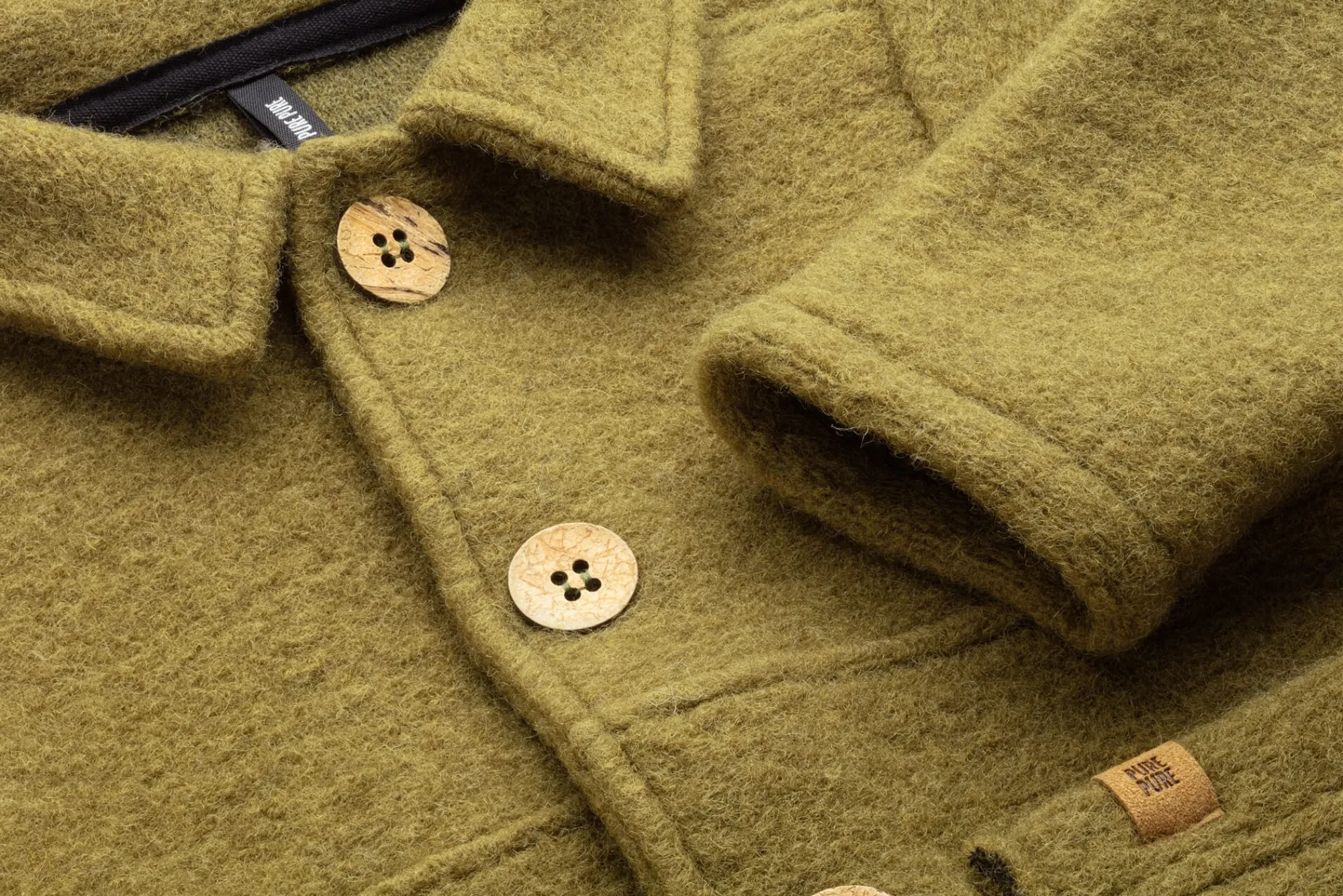 Kinderbekleidung * Pure Pure Kinder-Hemdjacke Wollwalk