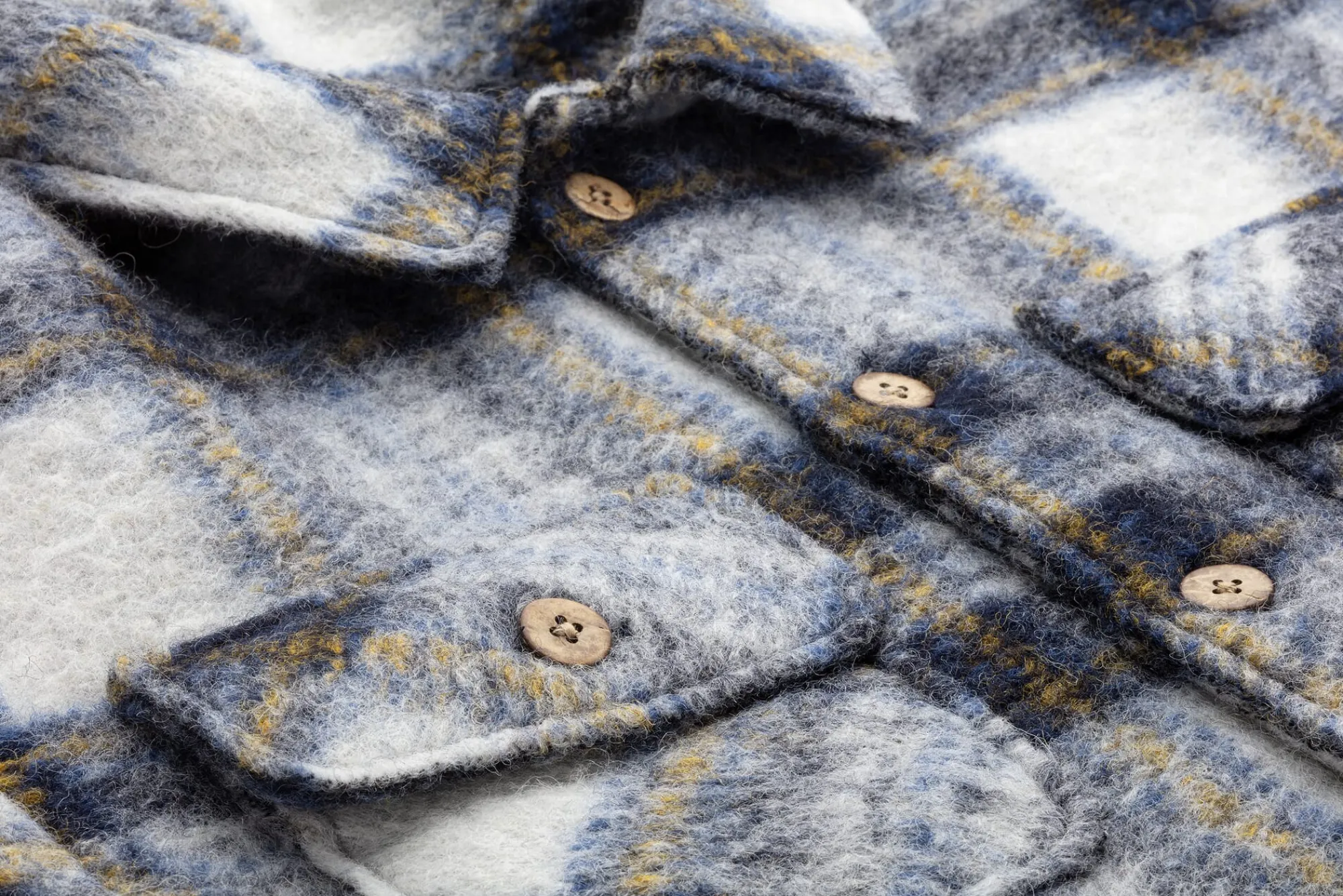 Kinderbekleidung * Pure Pure Kinder-Hemdjacke Wollwalk kariert