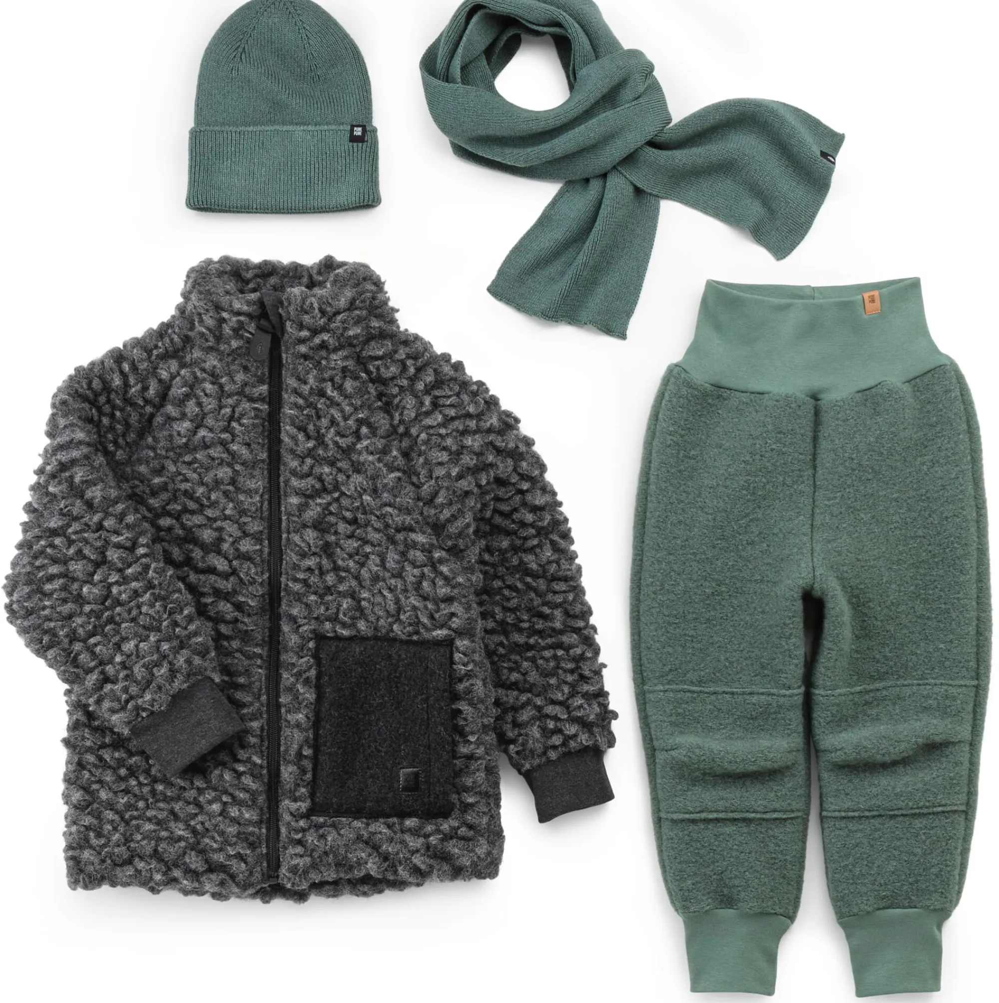 Kinderbekleidung * Pure Pure Kinder-Hose Wollwalk