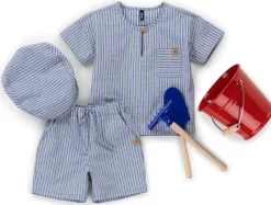Kinderbekleidung * Pure Pure Kinder-Kurzarmshirt Baumwolle gestreift