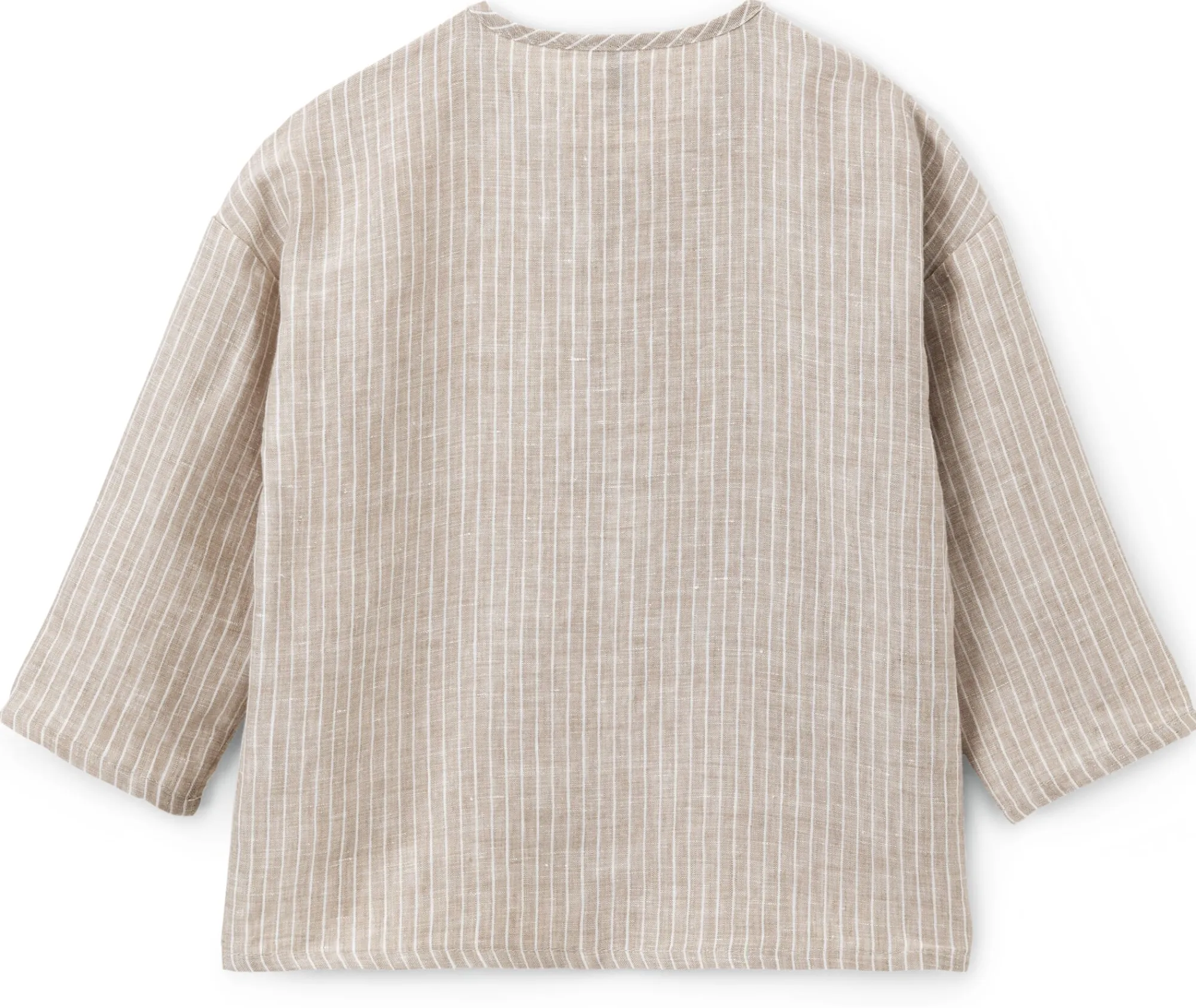 Kinderbekleidung * Pure Pure Kinder-Langarmshirt Leinen gestreift