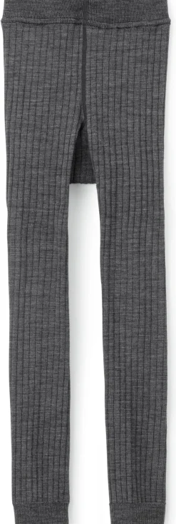 Kinderbekleidung * Pure Pure Kinder-Leggings Merinowolle Dunkelgrau