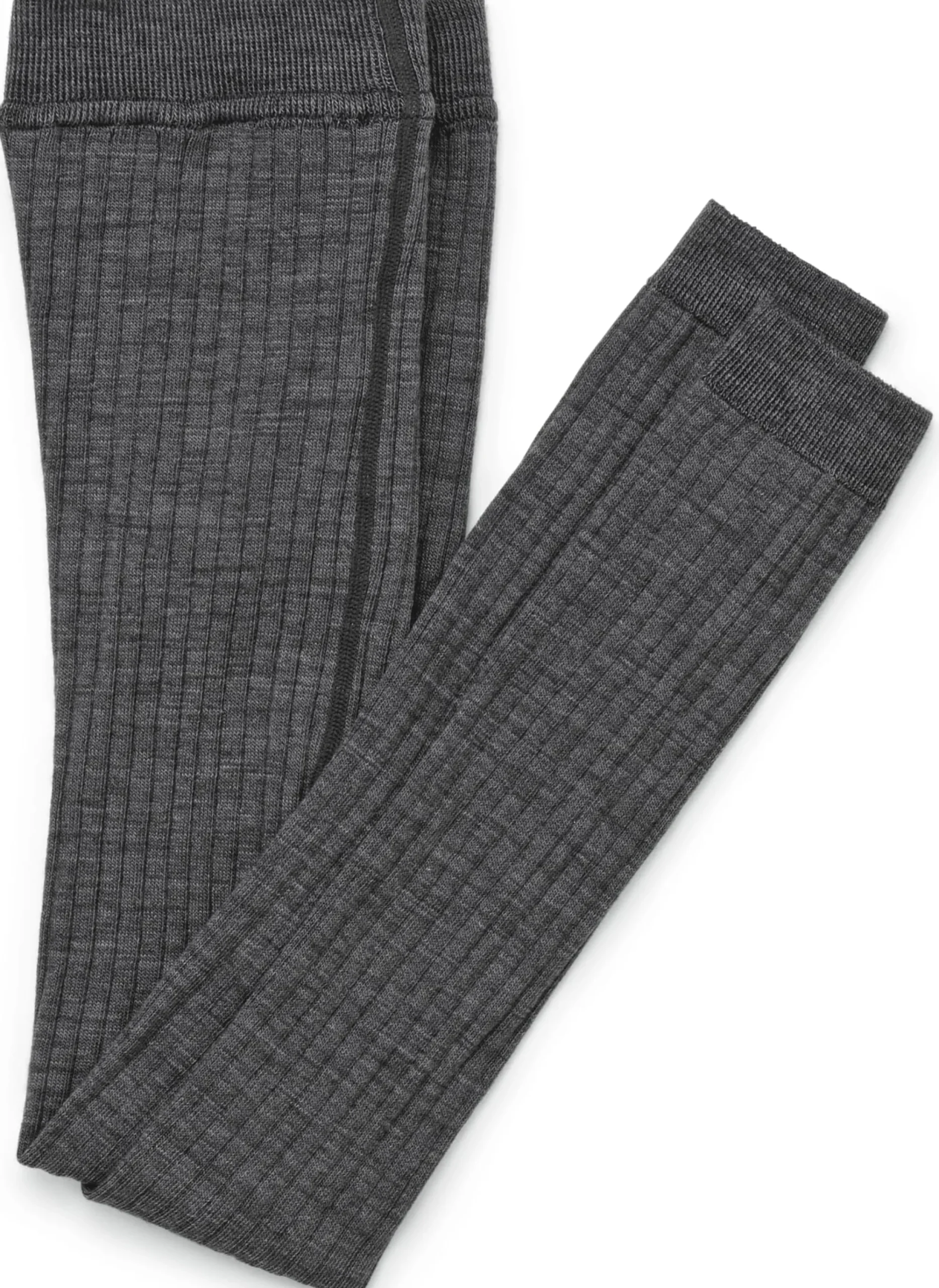 Kinderbekleidung * Pure Pure Kinder-Leggings Merinowolle Dunkelgrau