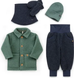 Kinderaccessoires * Pure Pure Kinder-Mütze Merino-Baumwolle-Seide