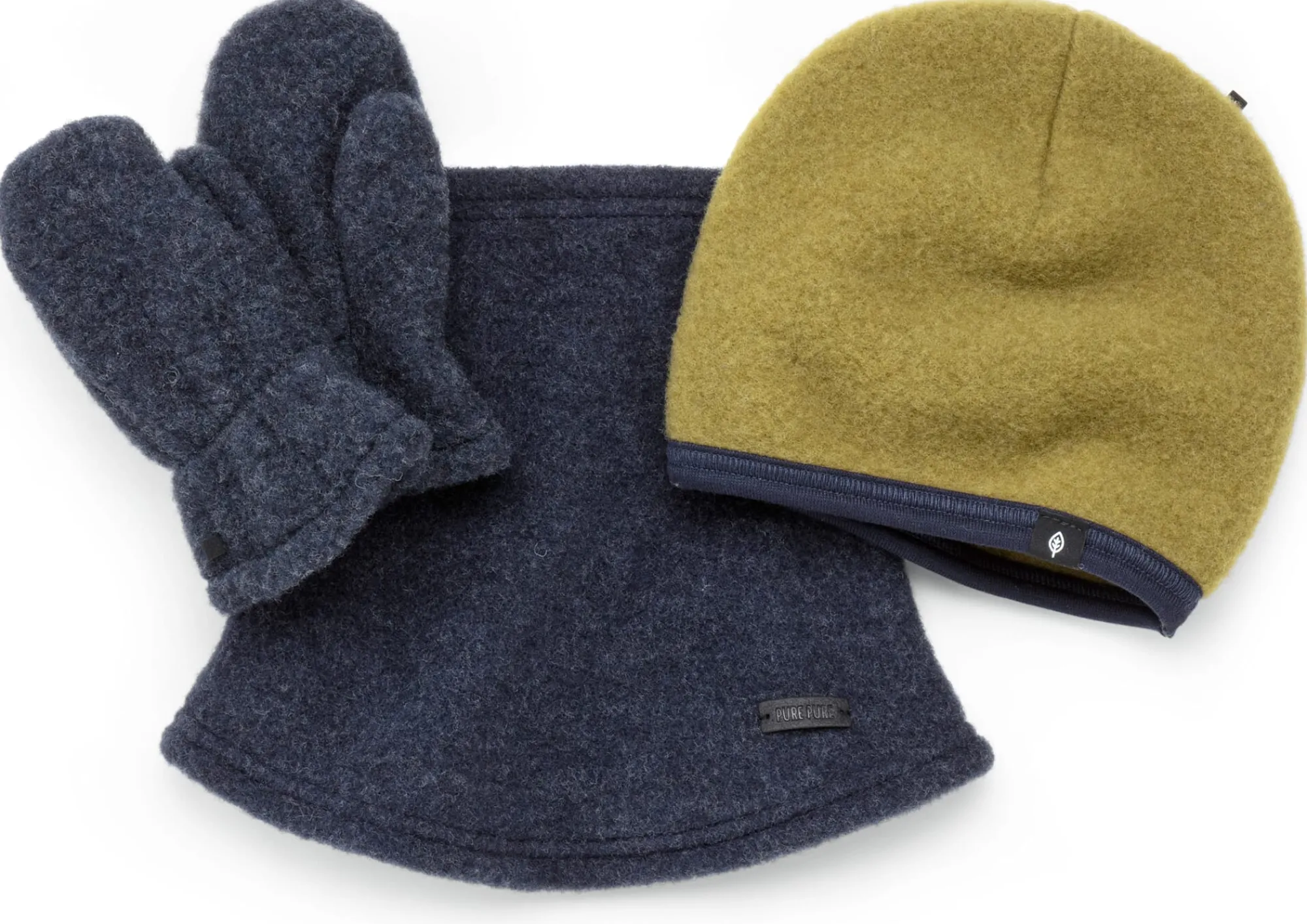 Kinderaccessoires * Pure Pure Kinder-Mütze Wollfleece