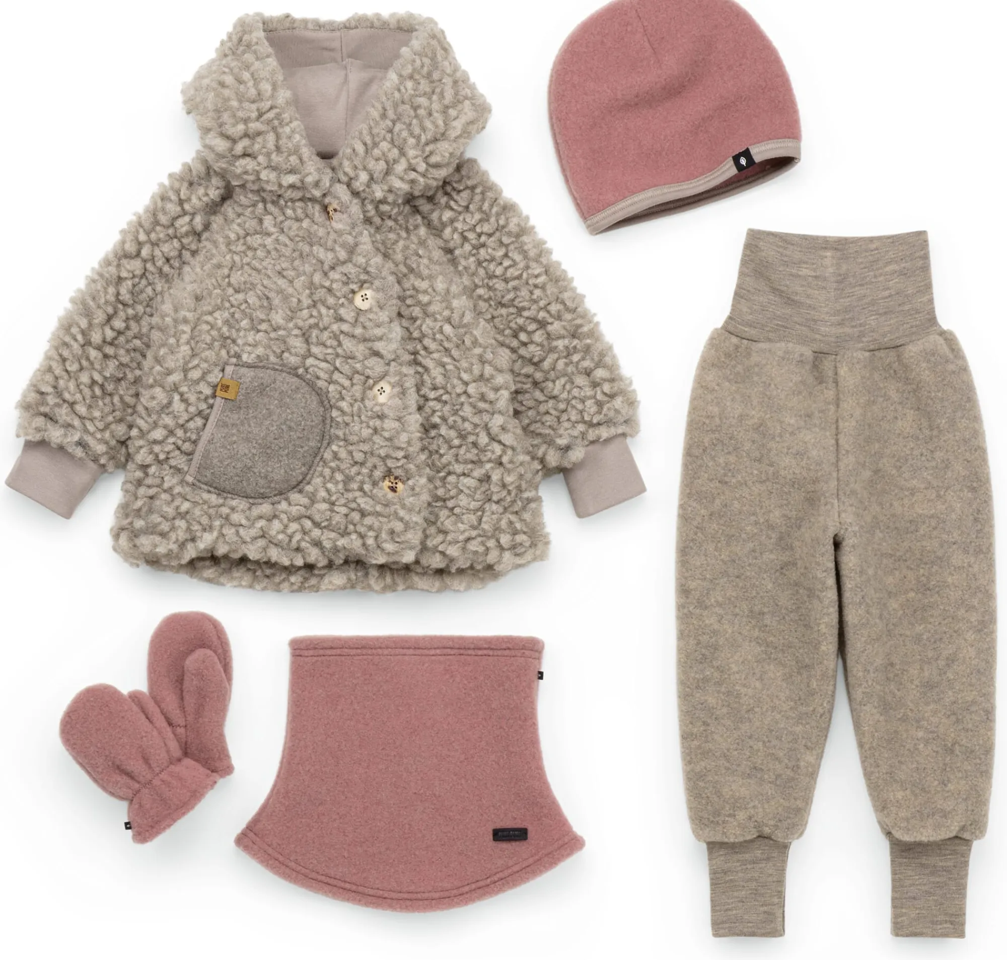 Kinderaccessoires * Pure Pure Kinder-Mütze Wollfleece