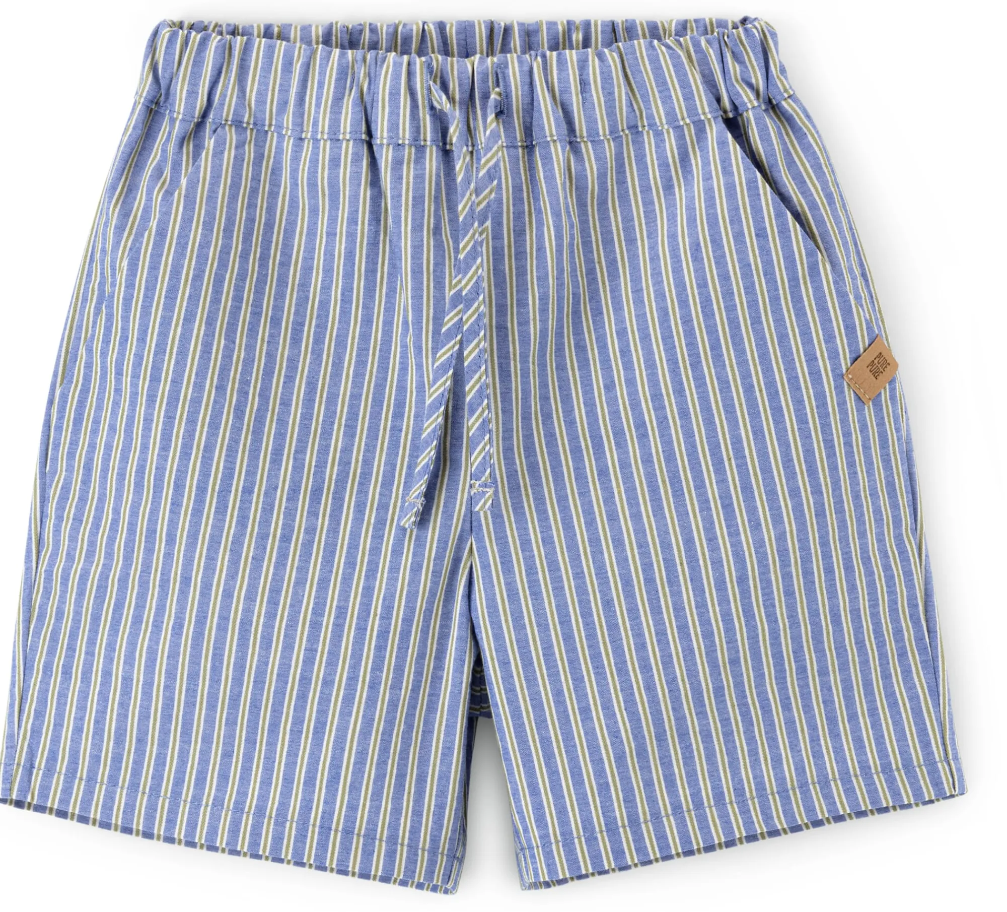 Kinderbekleidung * Pure Pure Kinder-Shorts Baumwolle gestreift